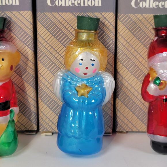 Avon Gift Collection Christmas Light Covers - Set of 7 Santa, Snowman, Angel - Picture 4 of 9